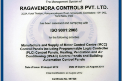 An ISO 9001:2008 Certification
